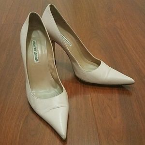 Charles David Pointy Baby Pink Heels